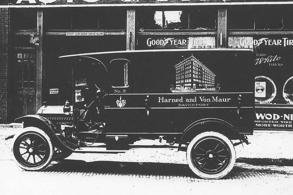 1920s Von Maur Delivery Van
