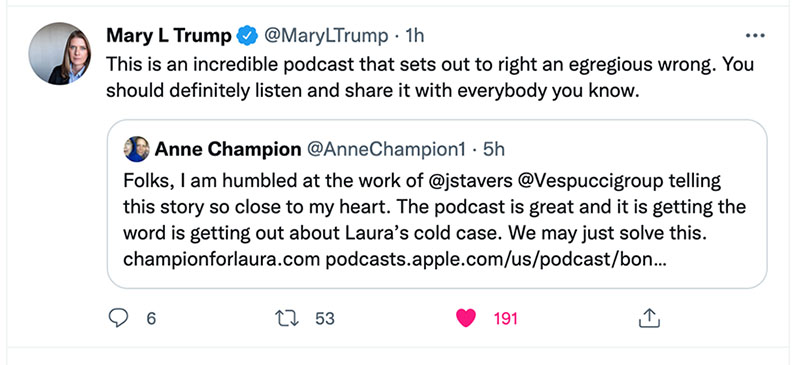 Mary Trump Retweet