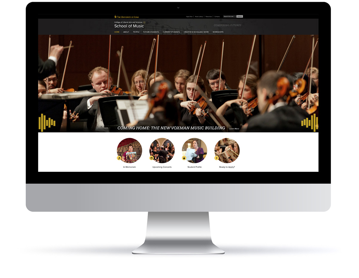 UI School of Music website