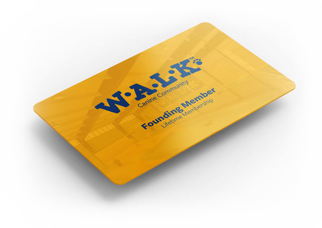 WALK founders card