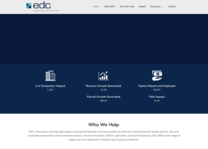 EDC Website Before