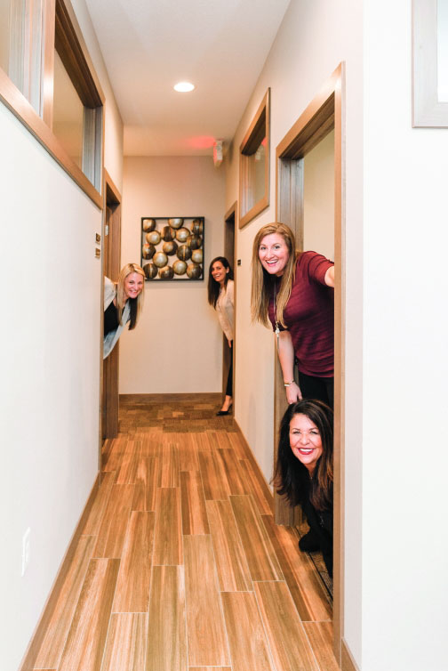 Oakridge office hallway